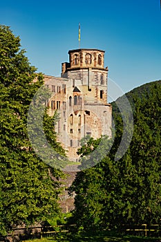 The historic castle of Heidelberg, Germany