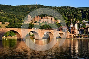 Historic castle in Heidelberg, Germany