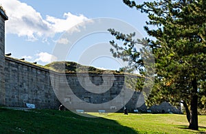 Historic Castle Island site in Boston, MA