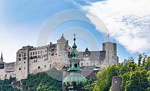 Historic castle in Salzburg, Austria