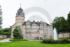 Historic castle in the town of Detmold