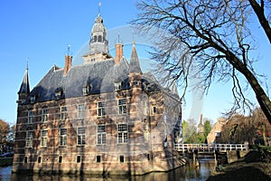 The historic Castle Wijchen in the Province Gelderland, The Netherlands