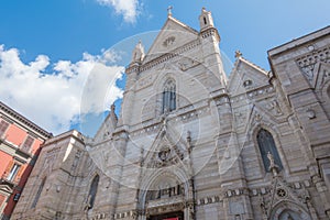 The historic cathedral `Duomo di San Gennaro`