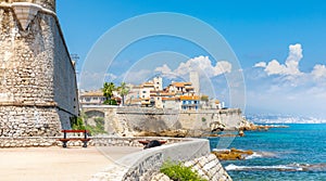 Historic center of Antibes, French Riviera