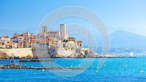 Historic center of Antibes, French Riviera, Provence, France