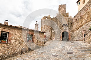 Historic center of Castiglione della Pescaia, Tuscany, Italy