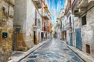 The historic center of a Gravina in Puglia