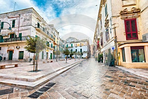 The historic center of a Gravina in Puglia