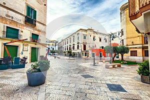 The historic center of a Gravina in Puglia