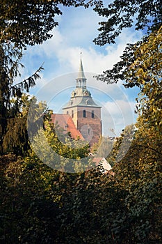 The historic center of Lueneburg in Germany