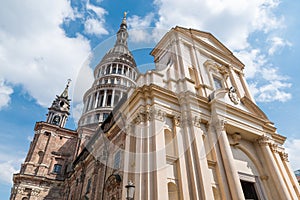 Historic center of Novara and basilica of San Gaudenzio, Italy