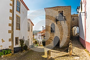 Historic center of Obidos medieval town, attraction of Portugal