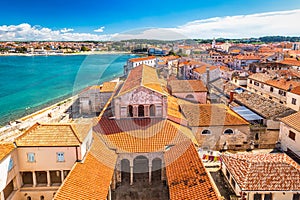 Historic center of Porec town in Croatia.