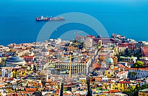 The historic centre of Napoli photo