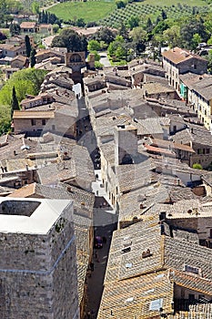 Historic centre of San Gimignano, Tuscany, Italy