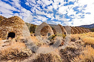 Historic Charcoal Kilns of Death Valley NP CA USA