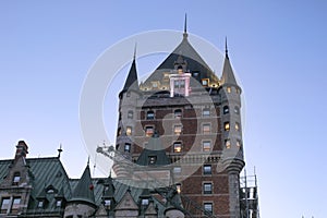 Historic Chateau Frontenac old quebec canada