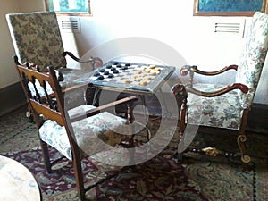Historic Checkers Table