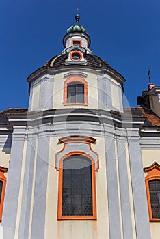 Historic Chram svateho Vaclava church in Litomerice