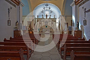 Historic church in the Atacama Desert of Chile