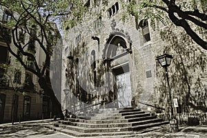 Historic Church in Barcelona, Sant Pere de les Puelles,