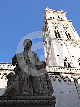 Historic Church and Bell Tower, Split Castle, Croatia