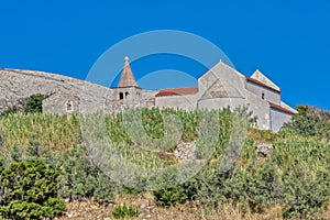 Historic Church Overlooking Stari Grad Pag