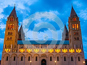 Historic church in Pecs, Hungary