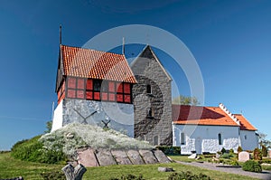 Historic church Ruts Kirke on Bornholm