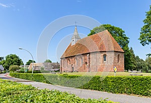 Historic church in small village Zweeloo