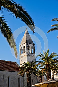 Historic Church and Bell Tower, Split Castle, Croatia