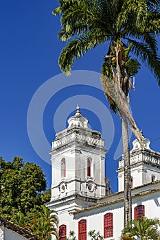 Historic church tower located in Salvador, Bahia