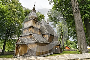 Historic church, Village Przydonica, Poland