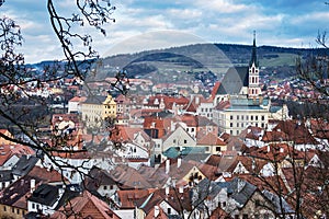 Historic city Cesky Krumlov