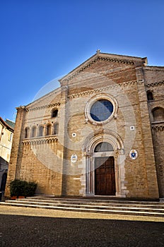 Fano is a popular seaside resort in the Marche region photo