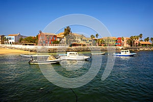 Historic city on the Goree island near Dakar, Senegal, Africa