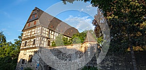 Historic city gruenberg hessen germany