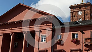 historic city hall of karlsruhe germany video