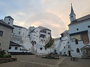 Historic city of Salzburg in fall, Austria