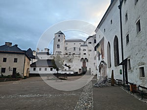 Historic city of Salzburg in fall, Austria