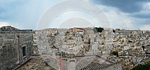 Panorama panoramic Historic Matera City in Southern Italy Apulia Italia Italian Romantic Sallo Salli photo