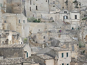 Panoramic Historic Matera City in Southern Italy Apulia Italia Italian Romantic Sallo Salli photo