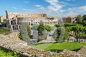 Historic cityscapes of magnificent Rome photo