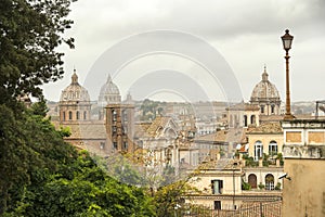 Historic cityscapes of magnificent Rome photo