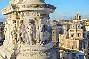 Historic cityscapes of magnificent Rome photo