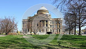 Luzerne County Courthouse, garden view, Wilkes-Barre, PA