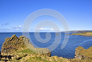 Historic Coastal View of the Scottish Lowlands