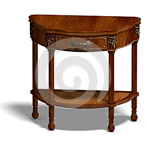 Historic coffee table of louis XV.