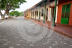 Historic Colonial Street in Mompox photo