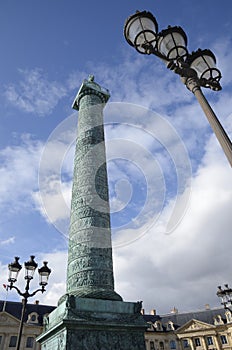 Historic column in Paris